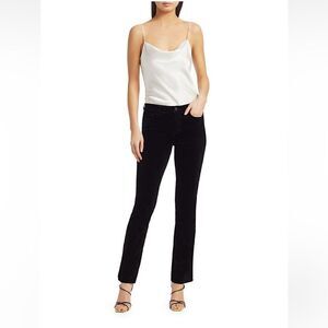 L’Agence Oriana High-Rise Velvet Straight-Leg Jeans.Size 30